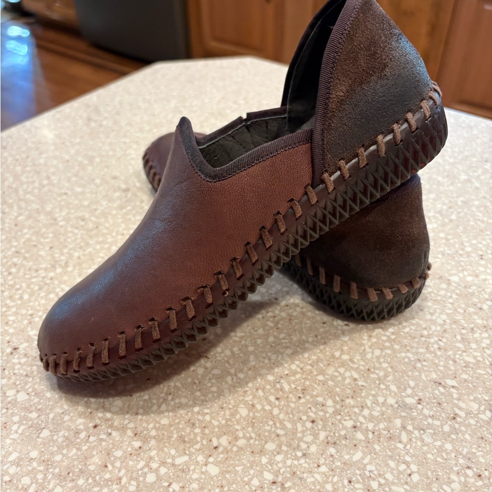 Antelope Dark Brown Leather Loafers